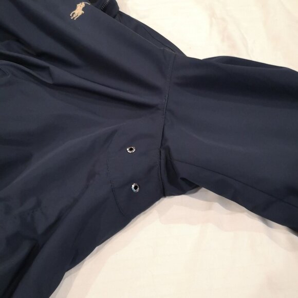 Vintage Polo Ralph Lauren Harrington Bomber Jacket Navy Fleece Lined, Mens XXL - Picture 15 of 15